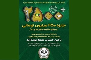 آغاز جشنواره بزرگ حسابهای قرضالحسنه پسانداز بانک سپه