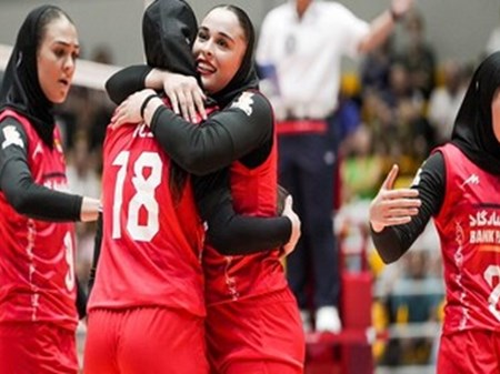 پیروزی دختران والیبال ایران مقابل فیلیپین در جام ملت‌های آسیا