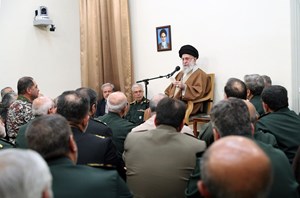 در دیدار فرماندهان عالی نیروهای مسلح؛ رهبر انقلاب: دشمن از پیشرفت‌های جمهوری اسلامی کلافه و عصبی است