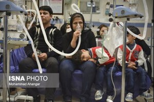 مراجعه بیش از ۱۰۰۰ خوزستانی به بیمارستانها در پی گرد و غبار امروز